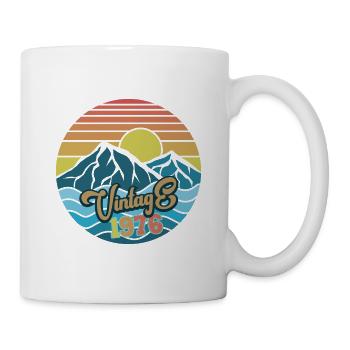 Millésime 1976 - Mug blanc - blanc - Droite