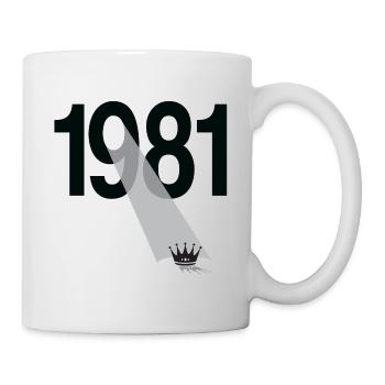 Vintage 1981 - Tasse - Weiß - Rechts