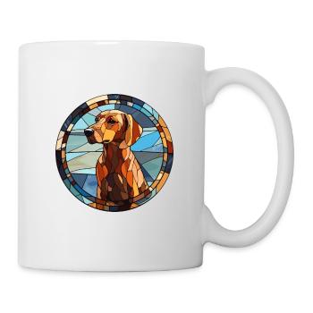 Braque du Bourbonnais Hunderasse Buntglas Colo - Tasse - Weiß - Rechts
