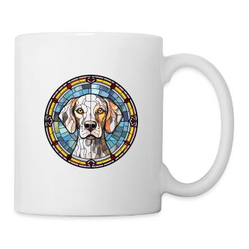 Dalmatinische Hunderasse Buntes Glas Buntes Wasserco - Tasse - Weiß - Rechts