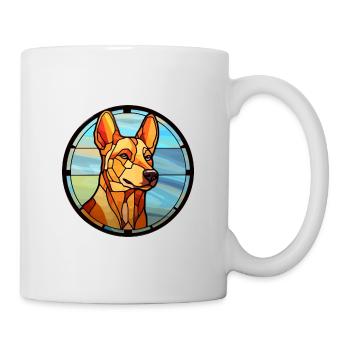 Tchécoslovaque Vlcak chien race vitrail Colo - Mug blanc - blanc - Droite