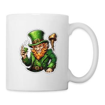 Leprechaun / Leprechaun / Vert / Gingembre / Irlande - Mug blanc - blanc - Droite