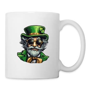 Leprechaun / Leprechaun / Vert / Gingembre / Irlande - Mug blanc - blanc - Droite