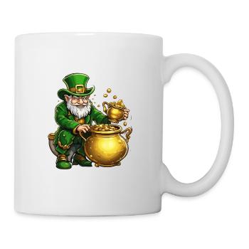 Leprechaun / Leprechaun / Vert / Gingembre / Irlande - Mug blanc - blanc - Droite