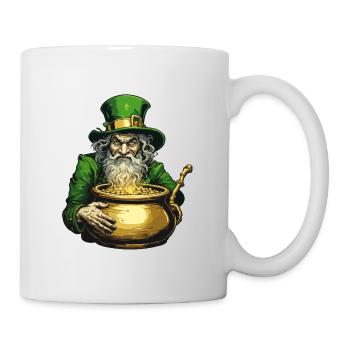 Leprechaun / Leprechaun / Vert / Gingembre / Irlande - Mug blanc - blanc - Droite
