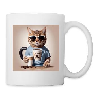 Coffee Cat - Mug - white - Right