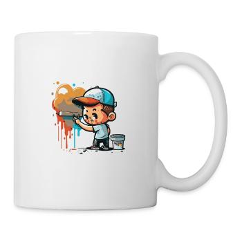 L’artiste de la ville - Mug blanc - blanc - Droite