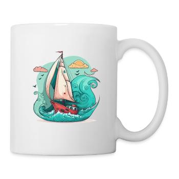 Der Seefahrer - Tasse - Weiß - Rechts