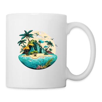 L’île Hopper - Mug blanc - blanc - Droite