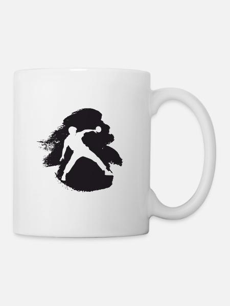 Tischtennisball Tischtennis Tischtennisschläger - Tasse - Weiß