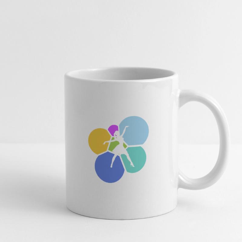 Danseuse de ballet Danseuse de ballet Danseuse de ballet Mug blanc