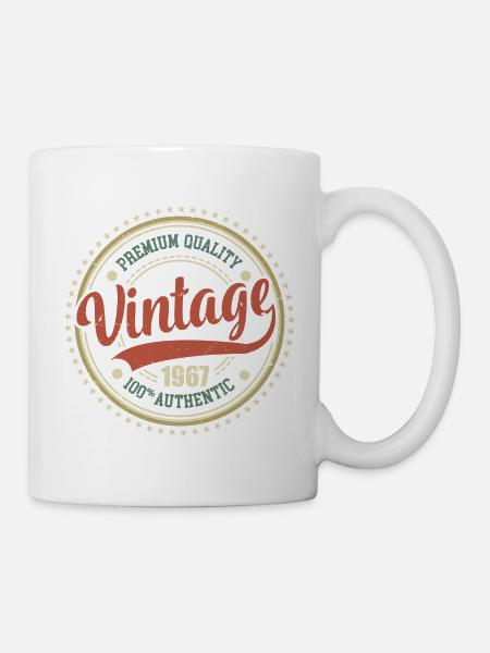Jahrgang 1967 Retro Jubiläum 1967 - Tasse - Weiß