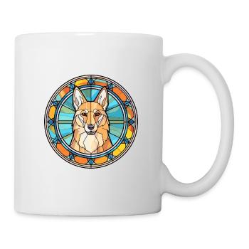 Ostsibirische Laika-Hunderasse Buntglasfarbe - Tasse - Weiß - Rechts