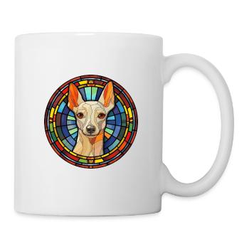 Inca haarlose Hunderasse Buntes Glas Wat - Tasse - Weiß - Rechts