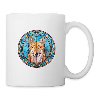 Kunming Wolfhund Hunderasse Buntes Glas Buntes W - Tasse - Weiß - Rechts
