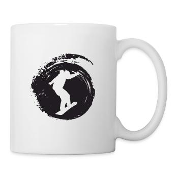Snowboarding Snowboard - Mug - white - Right