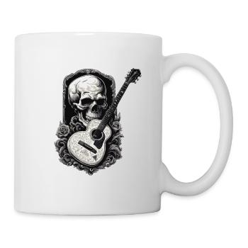 Rock n roll / Guitar / Music / Instrument - Mug - white - Right