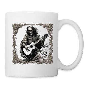 Rock n roll / Guitar / Music / Instrument - Mug - white - Right
