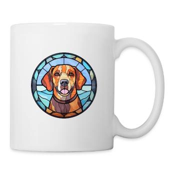 Owczarek Podhalanski Hunderasse Buntglas Farbe - Tasse - Weiß - Rechts