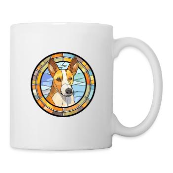 Glatter Collie Hund Rasse Buntes Glas Wat - Tasse - Weiß - Rechts