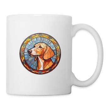 Transsilvanischer Jagdhund Hunderasse Buntglasfarbe - Tasse - Weiß - Rechts