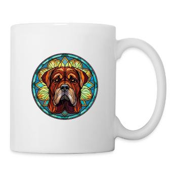 Transmontano Mastiff chien race vitrail couleur - Mug blanc - blanc - Droite