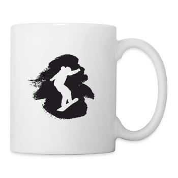 Snowboard Snowboarder Snowboard - Mug - white - Right