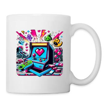 Pixel Art Arcade Game - Mug - white - Right