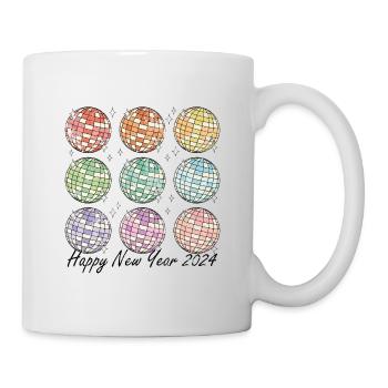 Bonne année 2024 - Mug blanc - blanc - Droite
