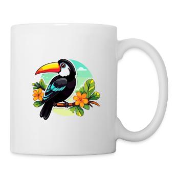 Toucan Bird Illustration - Mug - white - Right