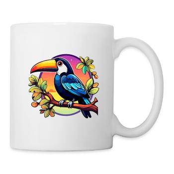 Toucan Bird Illustration - Mug - white - Right
