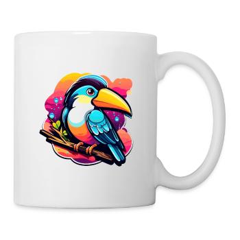 Toucan Bird Illustration - Mug - white - Right