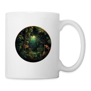 Wunderschöner Dschungel - Tasse - Weiß - Rechts