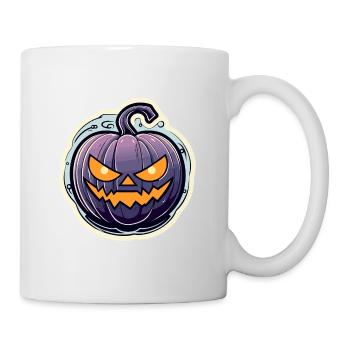 Pumpkin Halloween Drawing - Mug - white - Right