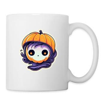 Pumpkin Halloween Drawing - Mug - white - Right