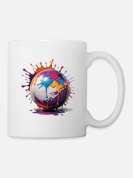 Magische Kugel / Kristallkugel / Wahrsagen - Tasse - Weiß