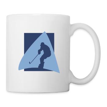Mise en échec au hockey - Mug blanc - blanc - Droite