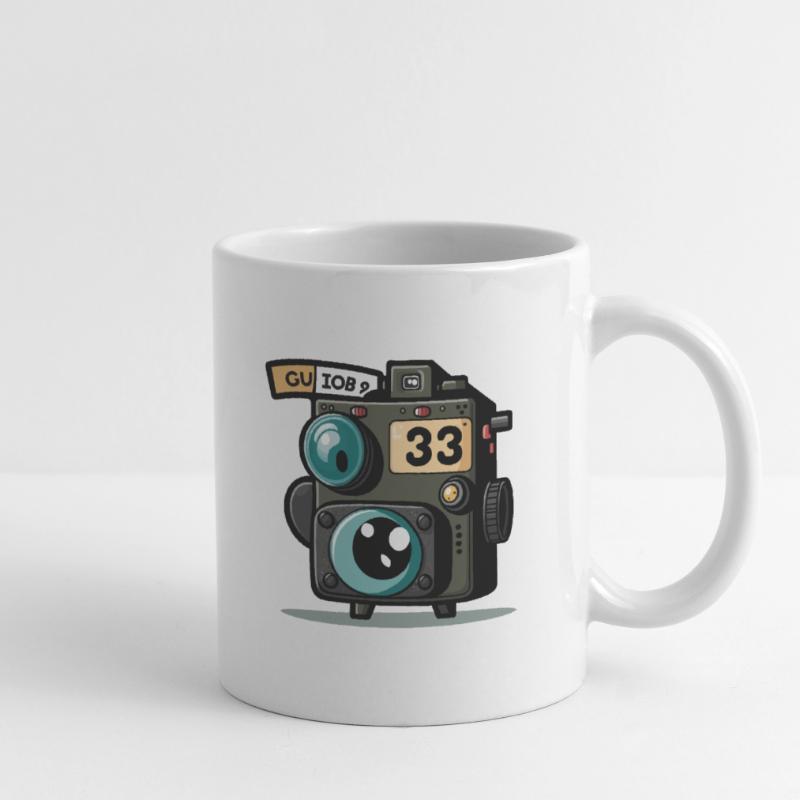 Le Shutterbug Mug blanc