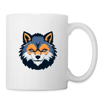 Werwolf Halloween Illustration - Tasse - Weiß - Rechts