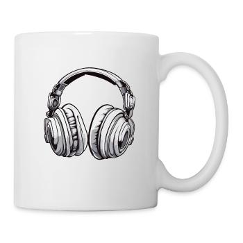 Headphones / Audio / Music / Sound / Studio / Cool - Mug - white - Right