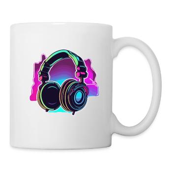 Headphones / Audio / Music / Sound / Studio / Cool - Mug - white - Right