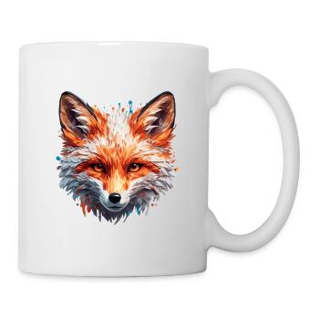 Fox / Animal / Fur / Forest / Hunting / Burrow - Mug - white - Right
