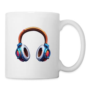 Headphones / Audio / Music / Sound / Studio / Cool - Mug - white - Right