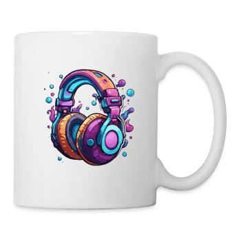 Headphones / Audio / Music / Sound / Studio / Cool - Mug - white - Right