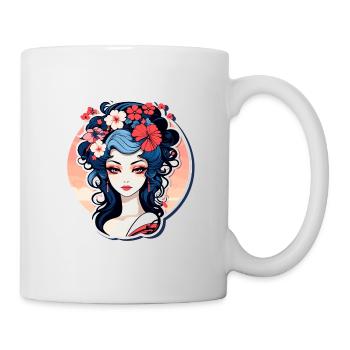 Geisha Illustration - Mug - white - Right