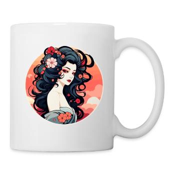 Geisha Illustration - Mug - white - Right