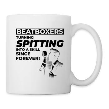 Beatboxing Musikalischer Humor Spucken Geschicklichkeit Humorvoll - Tasse - Weiß - Rechts