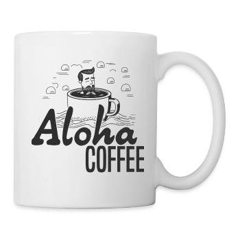 aCoffee Guy ... Aloha Coffee - Tasse - Weiß - Rechts