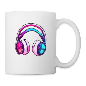 Headphones / Audio / Music / Sound / Studio / Cool - Mug - white - Right