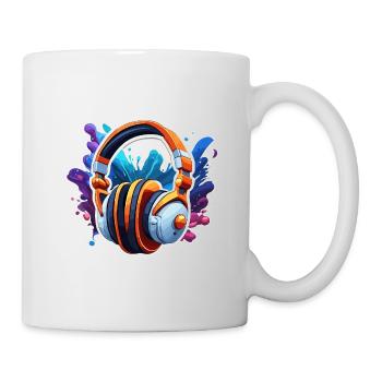 Headphones / Audio / Music / Sound / Studio / Cool - Mug - white - Right